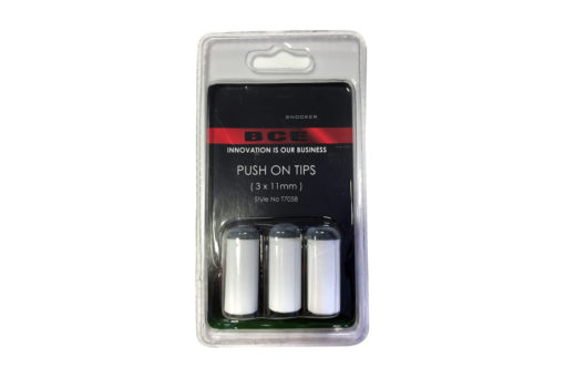 BCE Push On Snooker Cue Tips - 11mm Tips