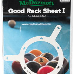McDermott Good Rack 9 Ball and 10 Ball Template 10 Pack